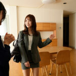 『人妻』 趣味:寝取り、特技:有自覚誘惑。妻との内見中に旦那をこっそり大胆に誘い込む不動産レディ 天使もえ 【FANZA】