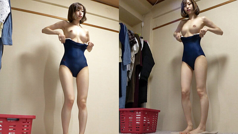 『人妻』 黒川すみれ 濡れてテカってピッタリ密着 神スク水 可愛い女子...