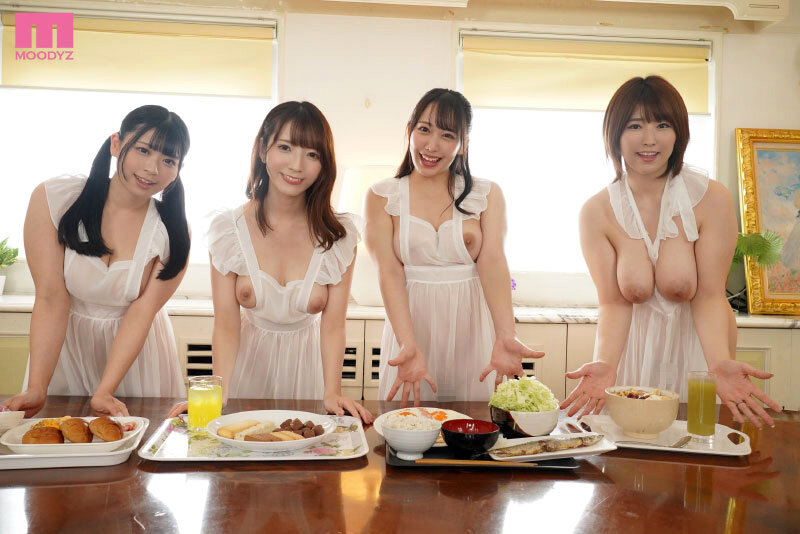 『巨乳』 夢のハーレム一夫多妻 金は無いけど爆乳と愛に溢れた子作り生活...