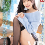 『巨乳』 【VR】【8KVR】果たして噂は本当なのか？勃起したアレを見せるとヤラせてくれると噂の先輩にオレの愚息を見せてみたッ！ 藍芽みずき 【FANZA】