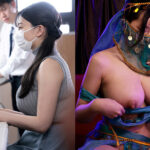 『巨乳』 会社では地味な巨乳OLとおっパブで遭遇「内緒にしてくれるなら」と口止めフェベチオされて仕事中もしゃぶられる関係に… 朝海汐 【FANZA】