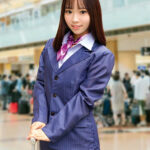 『巨乳』 大手航空会社勤務の美人CA（キャビンアテンダント）が童貞チ○ポをノーハンドフェラ早漏改善！気品が溢れる一流のおもてなしフェラで暴発大量射精ごっくん→即フル勃起！元気すぎる童貞チ○ポを放っておけないCAはそのまま筆おろし中出しTAKE OFF 【FANZA】