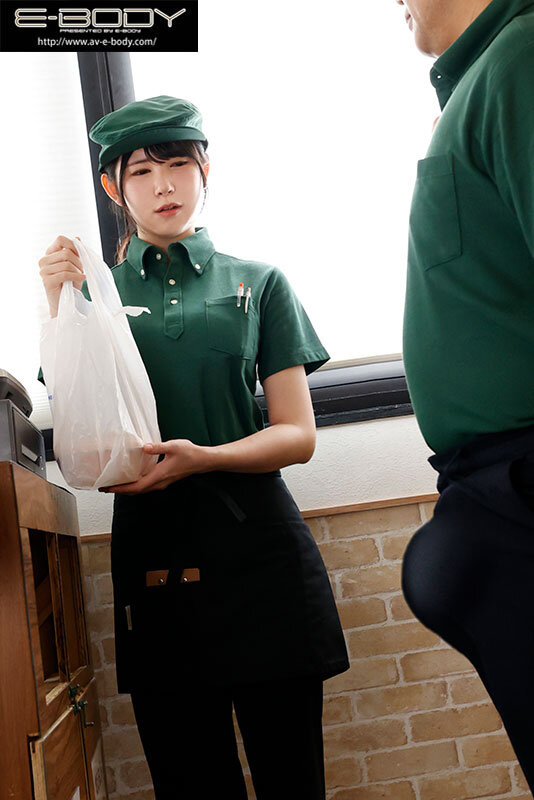 『巨乳』 SEXのことで頭が一杯な牛丼チェーン店の巨乳JDバイトは店長...