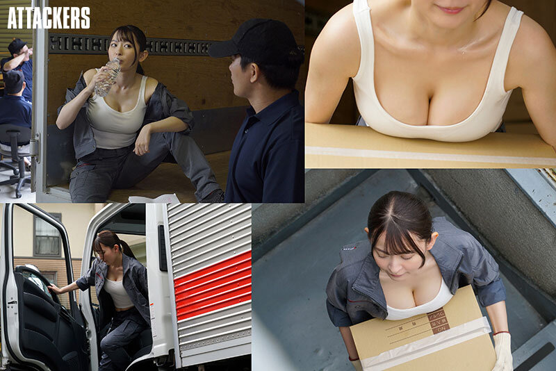 『巨乳』 バイト先のボーイッシュなガテン系お姉さんと汗まみれで何度もヤ...