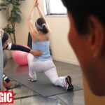 「ぽっちゃり」 スケスケヨガパンツで街を歩く女を襲ったらデカ尻をくねらせてヨガる淫乱女だった！！ 『FANZA』