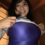 「ぽっちゃり」 爆乳ハミ乳競泳水着 なな Hカップ 『FANZA』