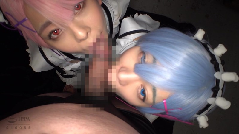 〈アナル〉 美少女メイド姉妹レ●＆ラ●×アナル＆マ●コ3穴中出しファッ...