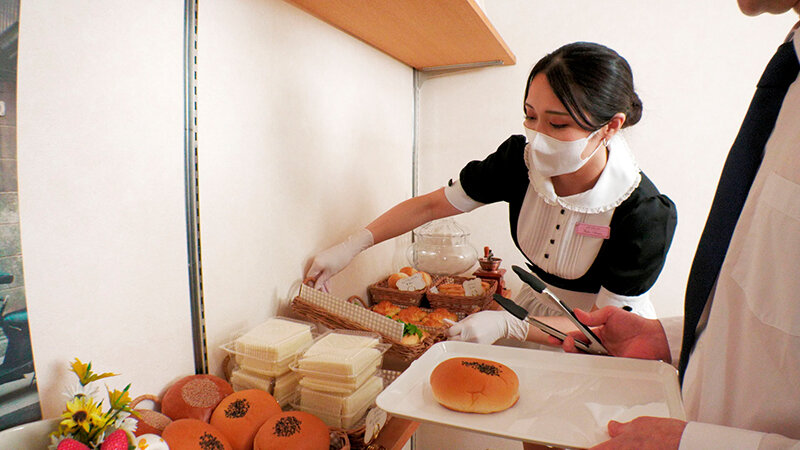 〈アナル〉 脱糞ベーカリーカフェ 自家製うんこギッシリ！れいかのうんパ...