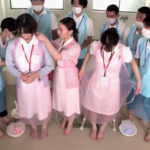 〈アナル〉 羞恥！生徒同士が男女とも全裸献体になって実技指導を行う看護学校実習2022～入浴介護～産婦人科実習～ 〈FANZA〉