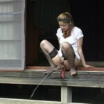 〈アナル〉 緊縛若妻 鞭打ち水責め天井吊りアナル嬲り 〈FANZA〉