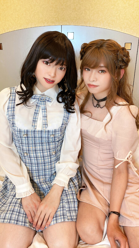 ＜素人＞ 放課後はオトコノ娘 友達同士のオトコノ娘2人が初めての女装レ...