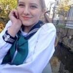 ＜素人＞ 【独占留学】素人セーラー服生中出し メロディー・雛・マークス ちくぴんく×おもてなし中田氏×北欧金髪天使 COCO Premier 『FANZA』