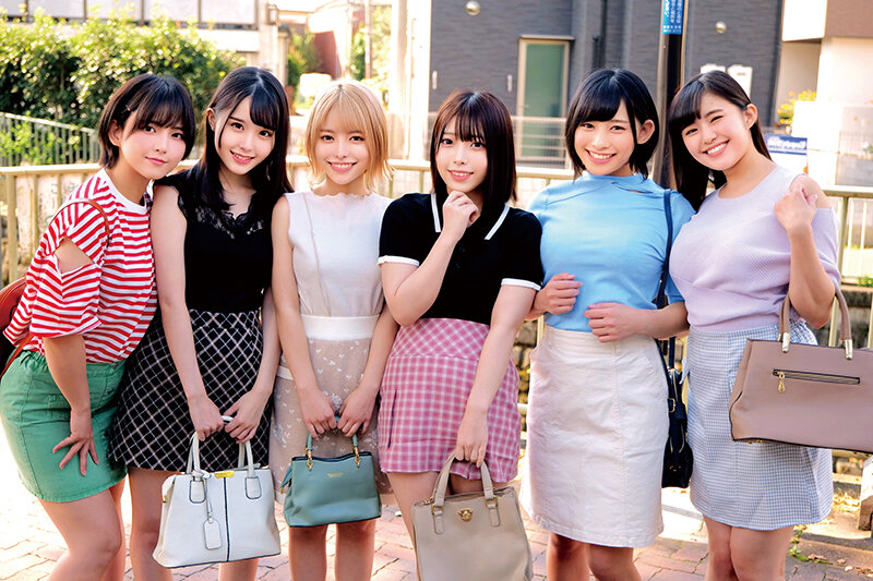 ＜素人＞ 仲良し6人組が挑戦！イケメンAV男優の凄テク我慢出来たら10...