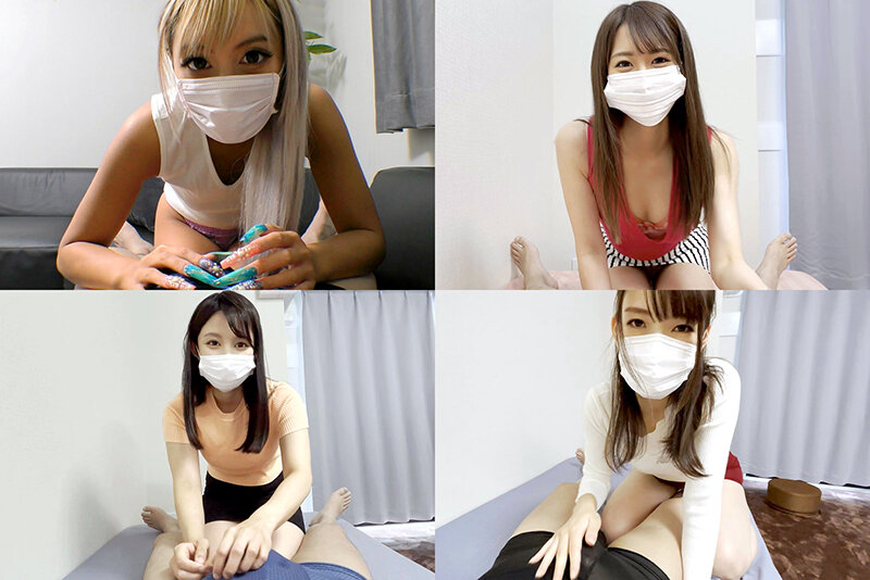 ＜素人＞ 勃起チ●ポから精液を絞り出すスレンダー彼女の至高のフェラ手コ...