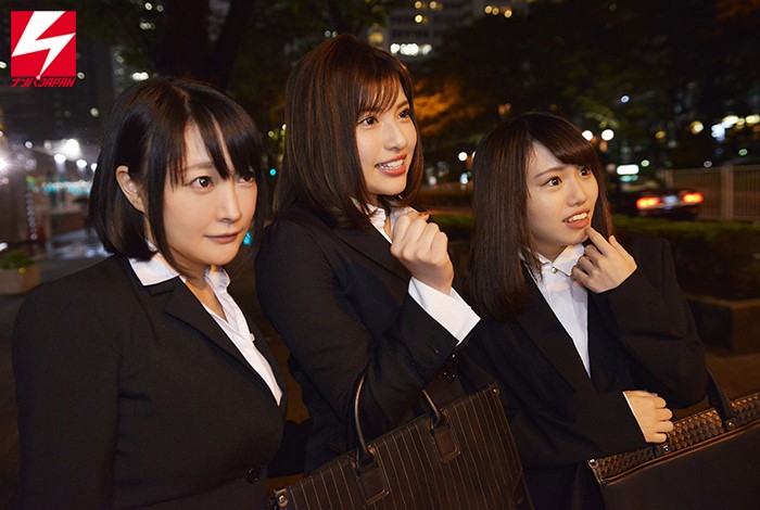 ＜素人＞ ナンパJAPAN検証企画！巨乳OL限定！女子会帰りのOL3人...