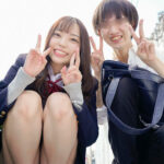 ＜素人＞ マジックミラー号 女子〇生限定 彼女さん！彼氏のチ○ポ当ててください！！【まな編】 『FANZA』