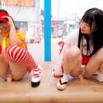 ＜素人＞ マジックミラー号 ハードボイルド野撮でナンパした仲良し同士のコスプレイヤーが挑戦する先イキディルドチャレンジ！友達より先に潮を吹けたら賞金5万円、負けたら即ハメ中出し！気を抜いたら奥までズブ挿りしてくる絶倫ディルドーに発情腰振りが止められない！ 『FANZA』