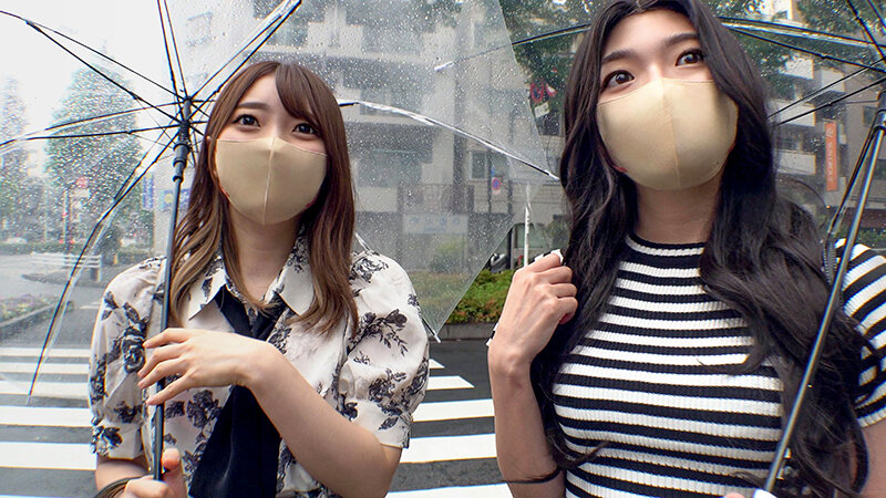 ＜素人＞ 妹はるのちゃん20歳＆姉あおいちゃん20歳 素人数珠繋ぎ！あ...