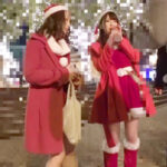 ＜素人＞ クリスマスにはしゃぐサンタコスの美女をナンパしてエッチなハメ撮りクリスマスww 『FANZA』