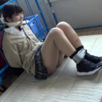 ＜チラリ＞ DID猿轡着衣拘束 パンティーの中にバイブを仕込まれ放置される女 『FANZA』