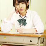 ＜チラリ＞ チン先から涙がこぼれる女子校生スローフェラ 『FANZA』