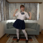 ＜チラリ＞ オナサポ！！ 女子○生 着衣で全裸で挑発的ダンス 14 『FANZA』