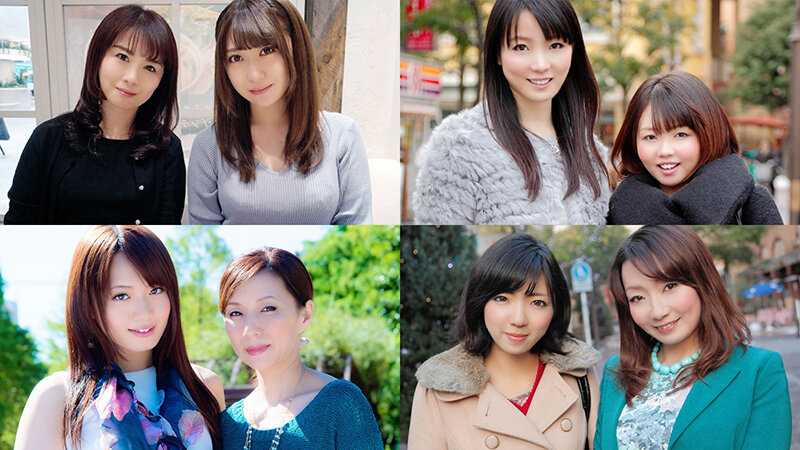 ＜チラリ＞ 母娘繚乱！熟々なお母さんとピチピチな娘さんではどちらにしま...