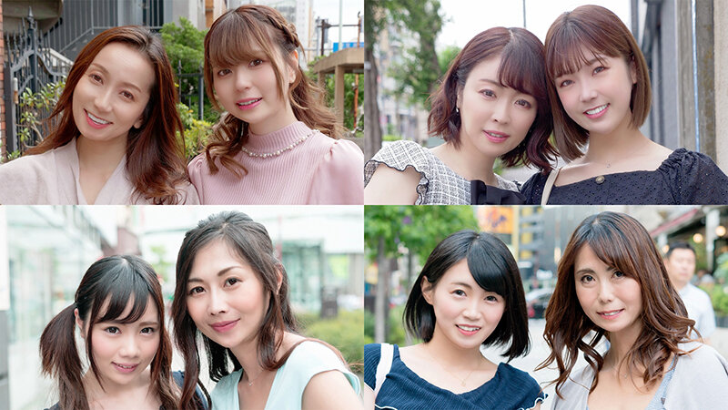 ＜チラリ＞ 母娘繚乱！熟々なお母さんとピチピチな娘さんではどちらにしま...