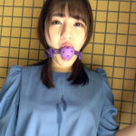 『高画質』 涎と少女とボールギャグ 春日えな ＜動画＞