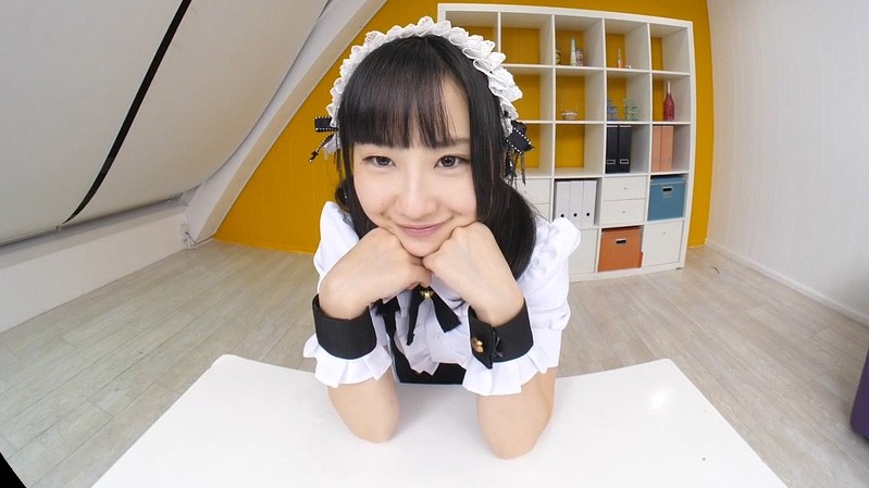 『高画質』 【VR】神坂ひなの かわいいメイドと中出しエッチ！ボクのこ...