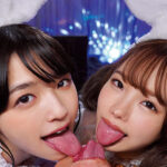 『高画質』 ウチらが唾液たっぷり挟み撃ちベロキスでイカせてアゲルBEST ＜動画＞