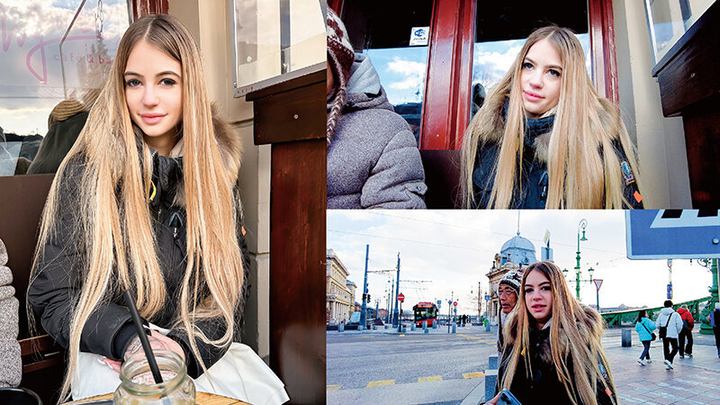 『高画質』 世界共通のBody Language 碧い瞳の金髪ロングヘ...