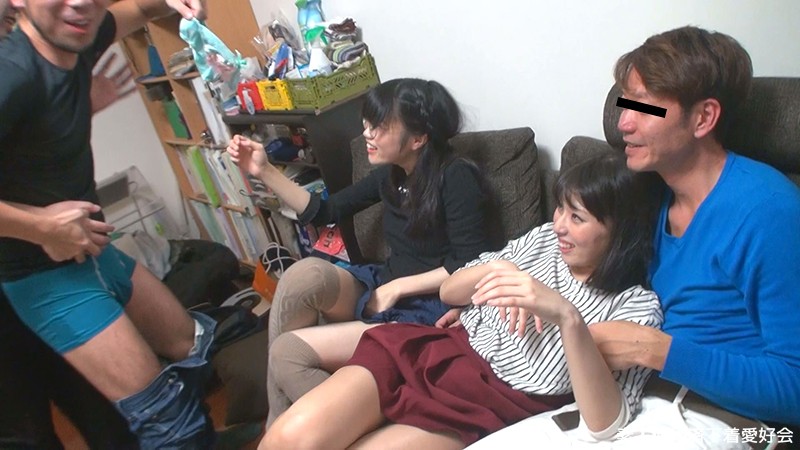 『高画質』 後輩の彼女の家で悪ノリ鍋パーティーを開催！！彼氏をパシリに...