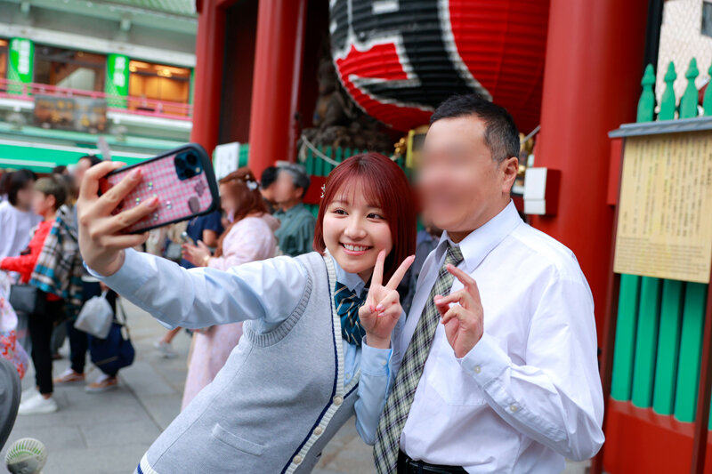 『高画質』 先生のことが大好きになってサセ子を卒業するあずあずの修学旅...