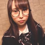 『高画質』 円女交際 中出しoK18歳 純情メガネちびっこ中出し娘 井上そら ＜動画＞