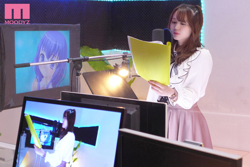 『高画質』 エロゲ声優募集で来た新人が恥ずかしがって超小声なので…アフ...