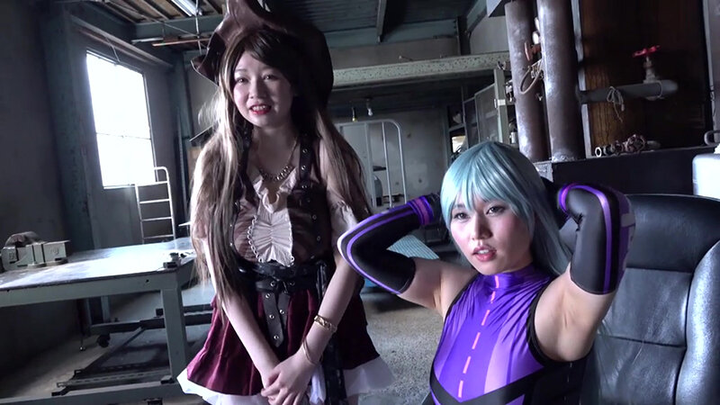 『高画質』 野撮でナンパした仲良し同士のコスプレイヤーが挑戦する 先イ...