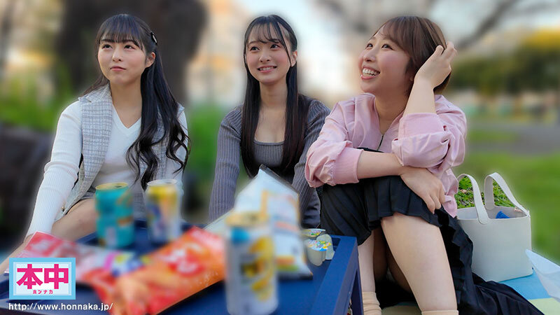 『高画質』 女だけで花見してるグループをナンパした結果 宍戸里帆 花守...