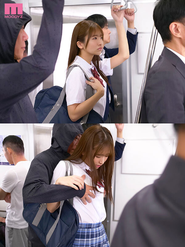 『高画質』 痴●の指マンがストライクすぎて…声も出せず糸引くほど愛液が...