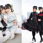 『高画質』 新気鋭ロ●ータ服の仲良し2人組。百合に挟まり乱れさせる発情オフパコ着衣交尾。 有馬美玖 小島みこ ＜動画＞